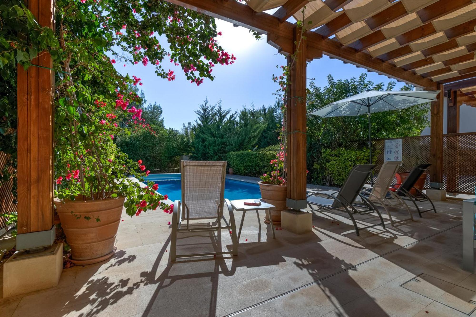 2 Bedroom Apartment Eros With Private Pool And Garden, Aphrodite Hills Resort Kouklia Exteriör bild